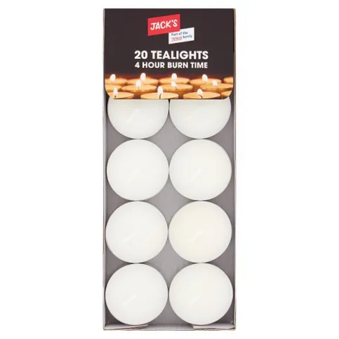 Jacks Tealights 20 Pack