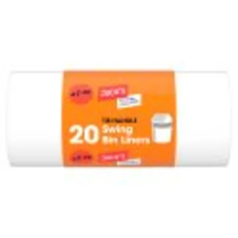 Jack's Tie-Handle Swing Bin Liners 20 Pack
