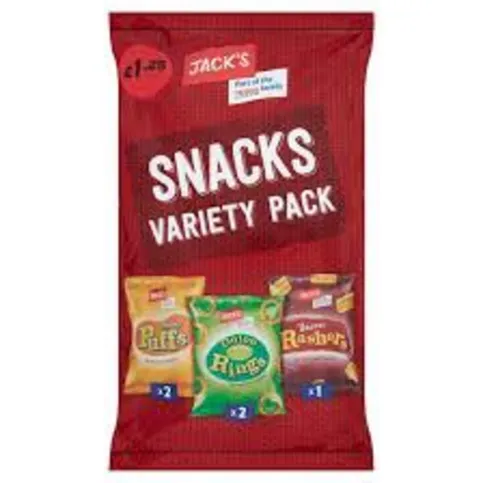 Jack's Variety Snacks 5 x 16g