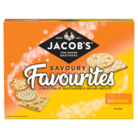 Jacob's Savoury Favourites Crackers Assortment 200g