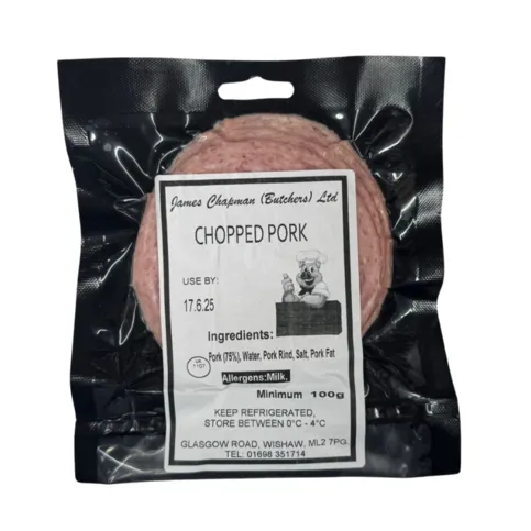James Chapman Chopped Pork 100g