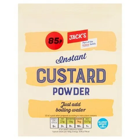 Jacks Instant Custard 72g