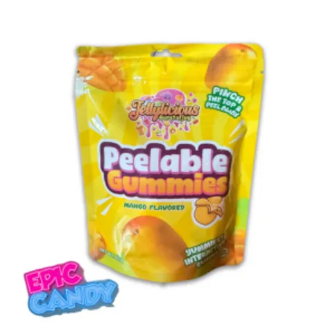 Jellylicious Peelable Gummies Mango 65g