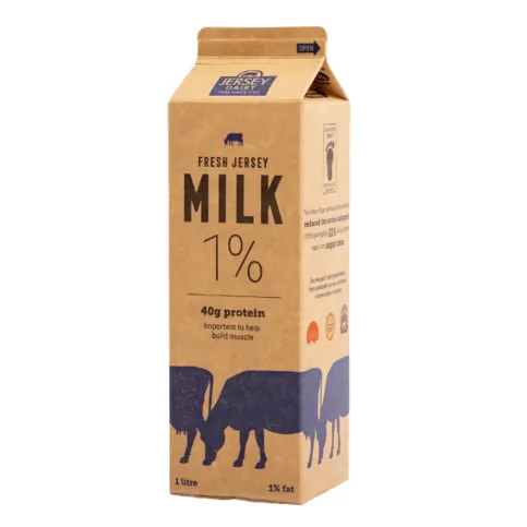 Jersey Milk 1% 1ltr