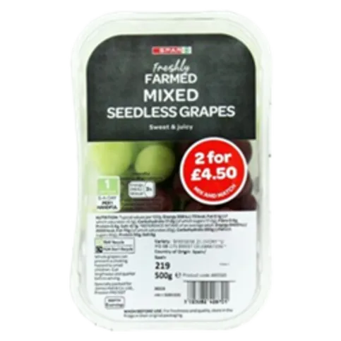 JH SPAR MIXED GRAPES 500G