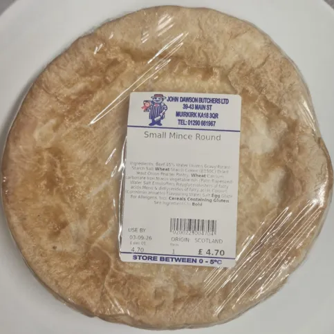 john dawson butcher small mince round