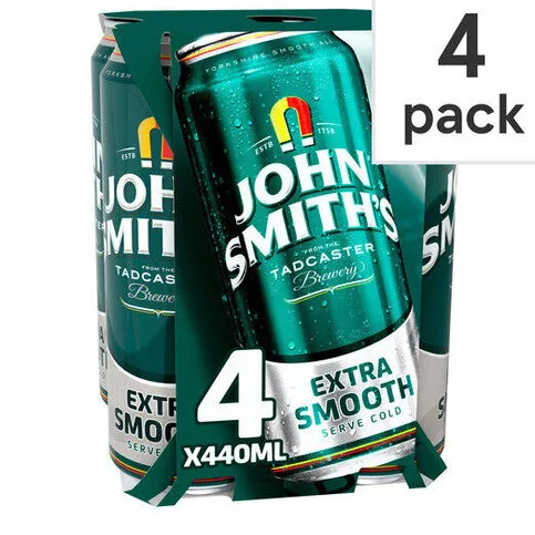 John Smith's Extra Smooth Ale 4 x 440ml Cans