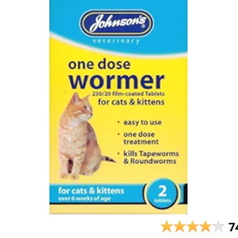 Johnson's Easy Round Wormer Granules For Cats & Kittens
