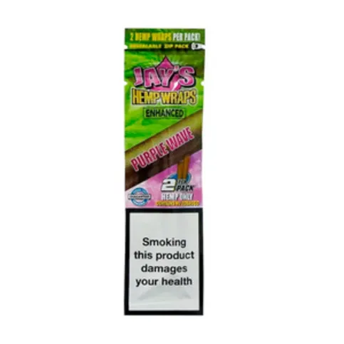 Juicy Jay Enhanced Terp Wraps Purple Wave 2 Pack