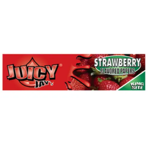 Juicy Jays Strawberry Flavour King Size Rolling Papers