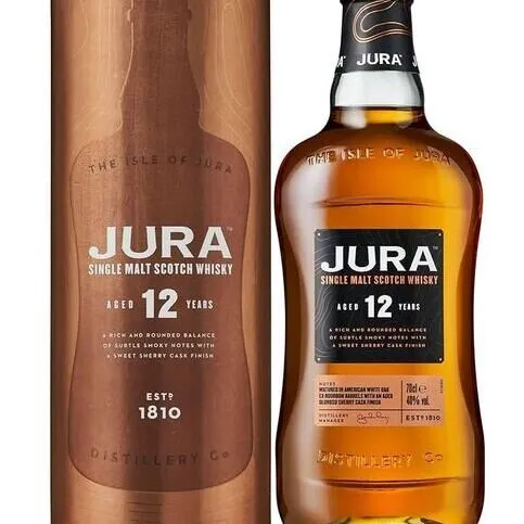 jura 12 years single malt scotch whiskey 70cl