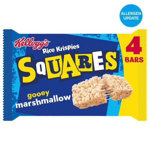Kelloggs Rice Krispies Squares Marshmallow 4x28g