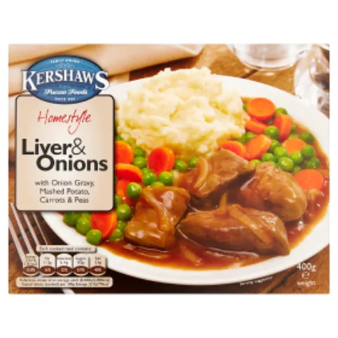 Kershaws Homestyle Liver & Onions 400g