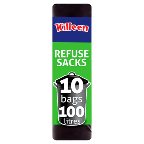 Killeen Refuse Sack 100 Litre 10pk