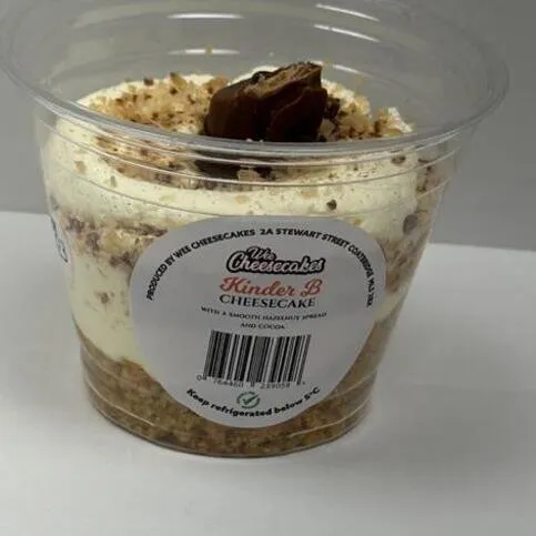 Wee cheesecake Kinder Cheesecake