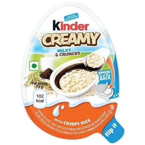 Kinder Creamy Milky & Crunchy 19g