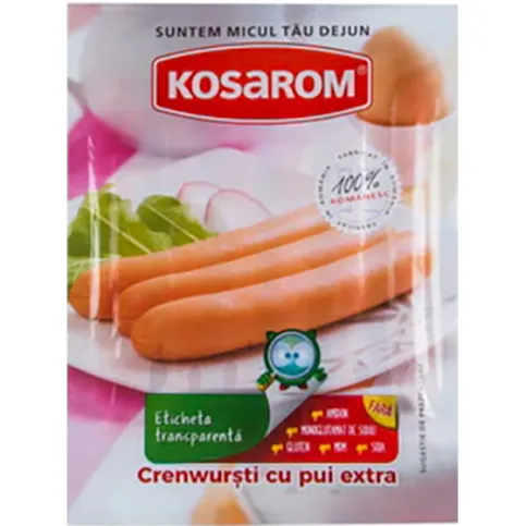 Kosarom Extra Chicken Frankfurters 250g
