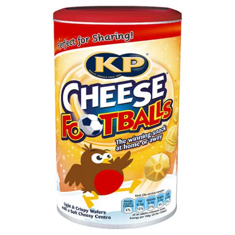 KP Cheese Footballs Caddy 142g