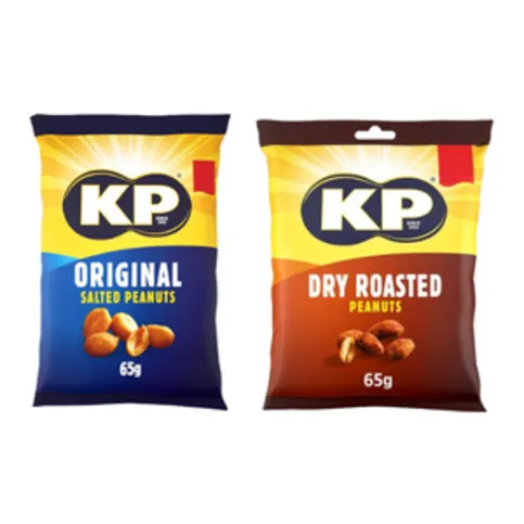 KP Nuts Ready Salted/Dry Roasted 65g