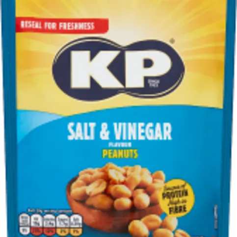 KP Nuts Salt & Vinegar Peanuts 225G