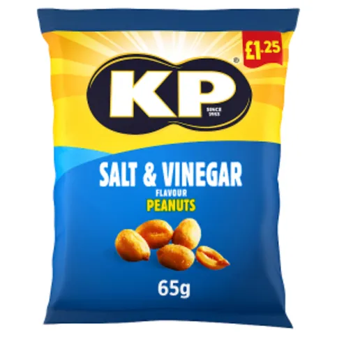 KP Salt & Vinegar Flavour Peanuts 65g