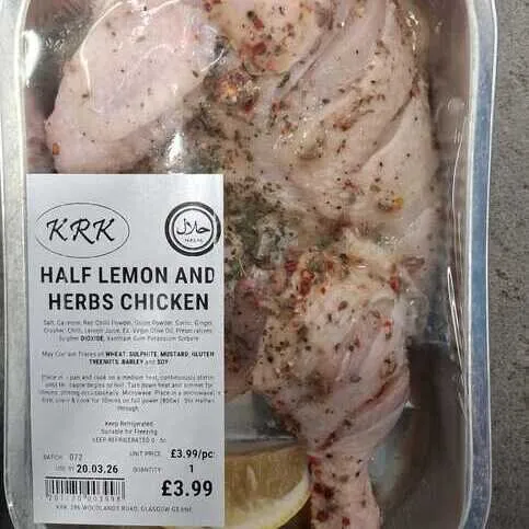 Krk Half Lemon & Herb Chicken