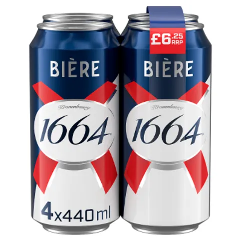 Kronenbourg 1664 Bière Blonde 4 x 440ml