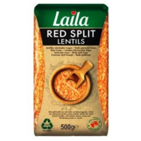 Laila Red Split Lentils 500g