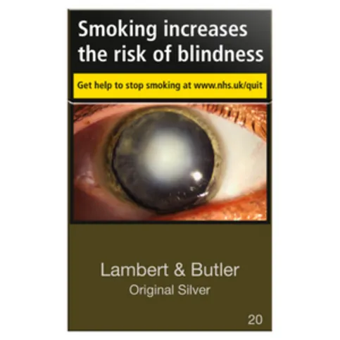 Lambert & Butler Original Silver 20 Pack - Cigarettes