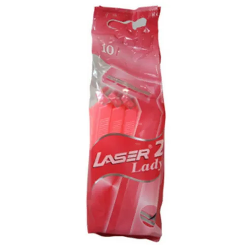 Laser 2 Lady Twin Blade Razors 10 Pack