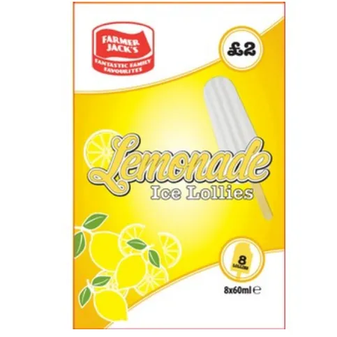 Lemonade Ice Lollies 8 x 60ml