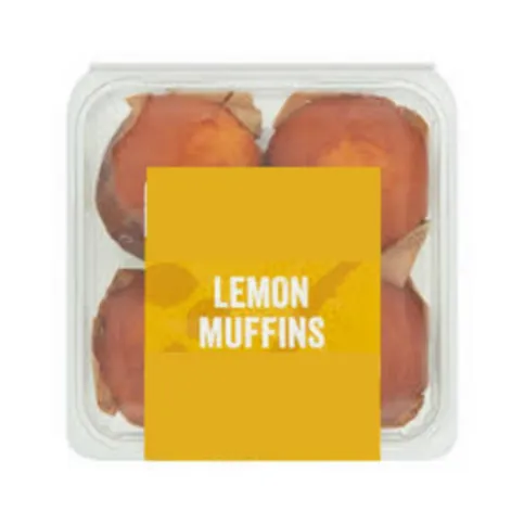 Lemon Filled Muffins 4 Pack
