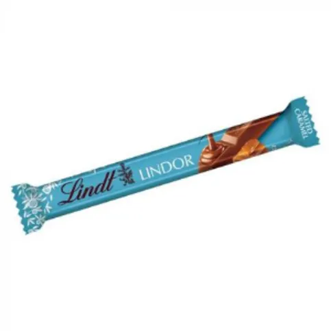 Lindt Lindor Salted Caramel Milk Chocolate Bar 38g