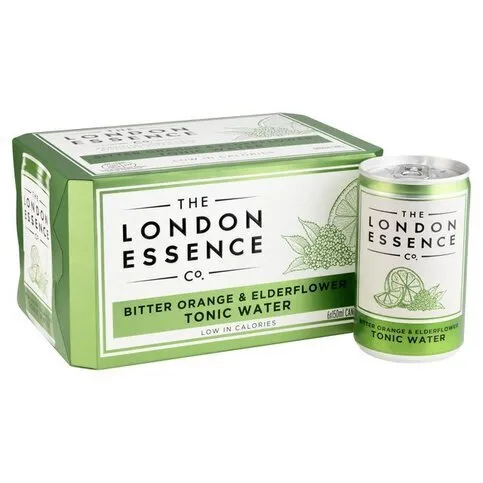 London Essence Blood Orange & Elderflower Tonic Water Can 150ml