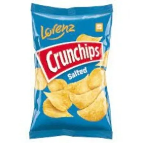 Lorenz Crunch Chips Salted 130g
