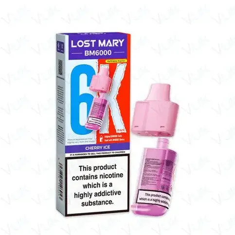 Lost Mary BM6000 Pods - Cherry Ice 20MG