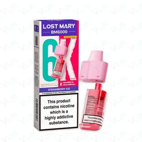 Lost Mary BM6000 Pods - Strawberry Ice 20MG