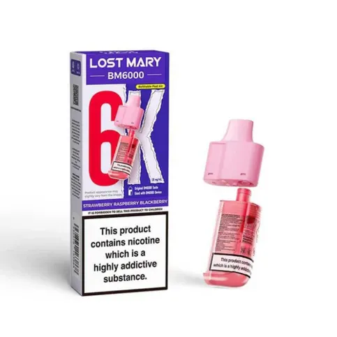 Lost Mary Bm6000 Prefilled Kit Strawberry Raspberry Blackberry