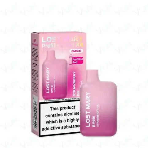 Lost Mary BM600 Prefilled Pod Kit - Strawberry Ice