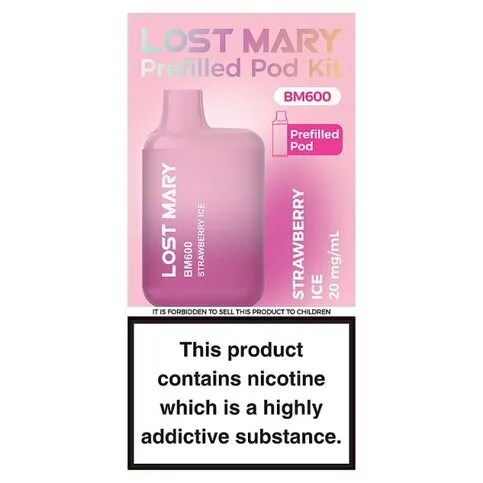 Lost Mary Prefilled Pod Kit Strawberry Ice Vape
