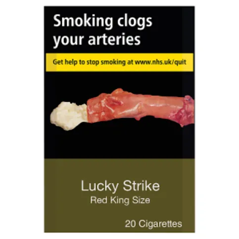 Lucky Strike Red King Size 20 Cigarettes