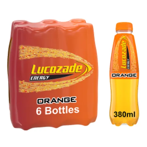 Lucozade Energy Orange 6 x 380ml