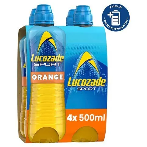 Lucozade Sport Orange 4 x 500ml