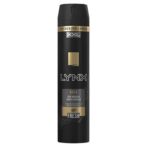 Lynx Gold Body Spray Deodorant for Men 250ml