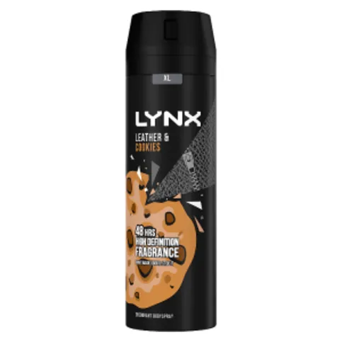 Lynx  Body Spray Deodorant Leather and Cookies 200 ml