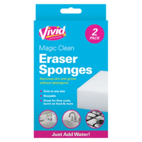 Magic Clean Eraser Sponges 2 Pack