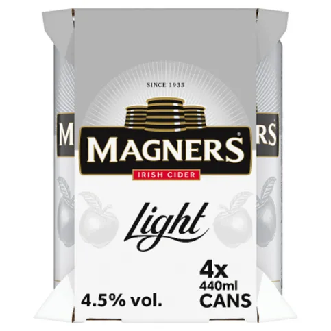 Magners Light Cans 4pk 4x440ml