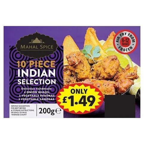 MAHAL SPICE 10 PIECE INDIAN SELECTION PM£1.49