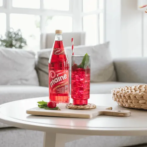 MAINE RASPBERRYADE GLASS 750ML
