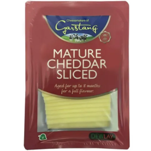 Garstang Mature Cheddar Sliced 140g
